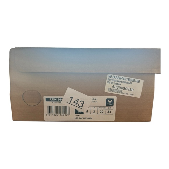 VEJA SHOES SDU REC ALVEOMESH NATURAL_CALI NATURAL CALIFORNIA size US5 EU36 - Picture 4 of 11